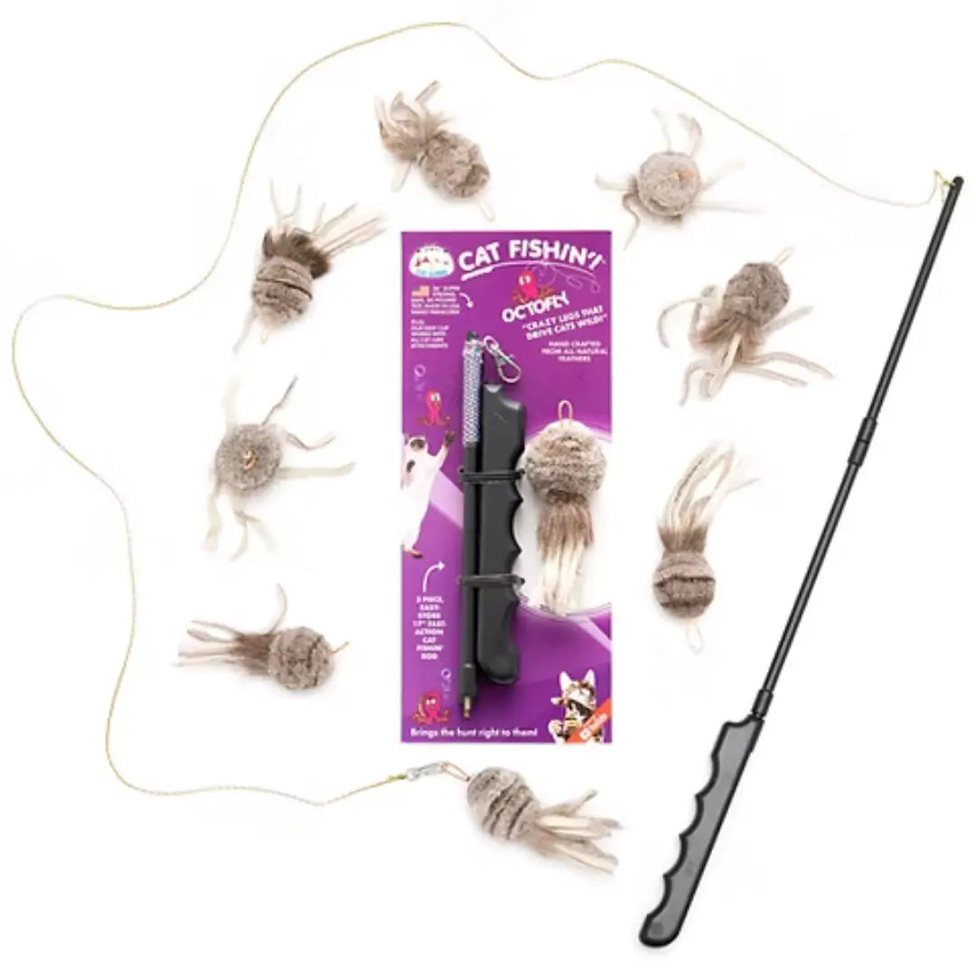 CAT LURES CAT FISHIN ROD TEASER - OCTOFLY