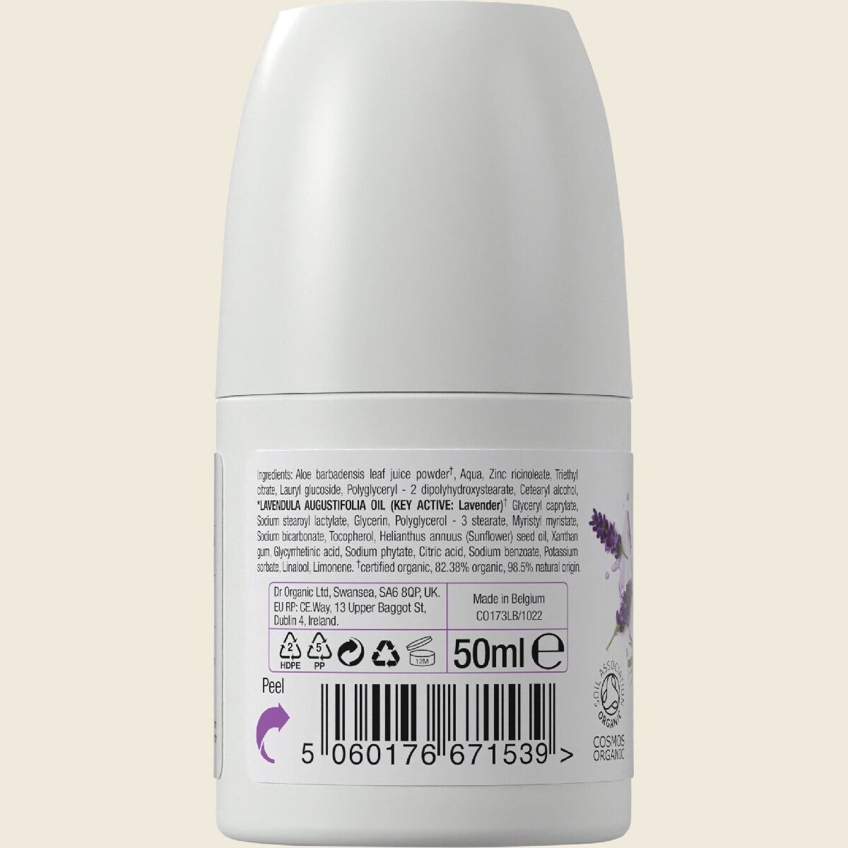 DR. ORGANIC Roll-On Deodorant Lavender 50ml