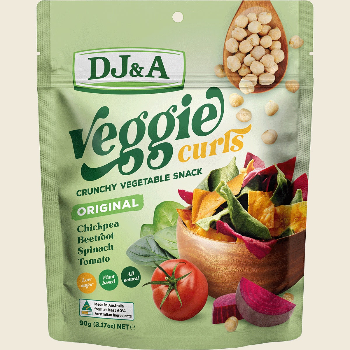 DJ&A Veggie Curls Original 9x90g