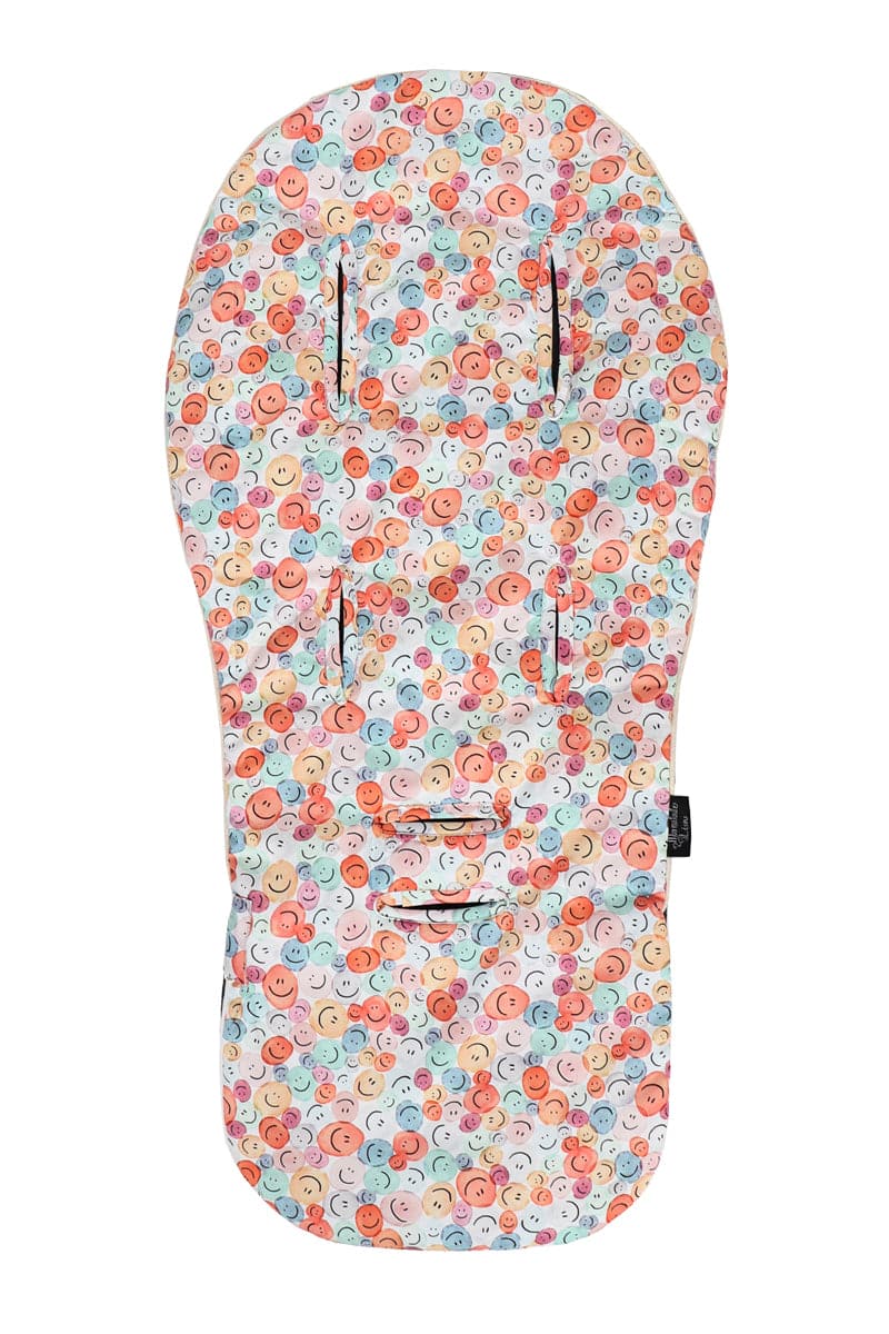 Universal Pram Liner - Happy Buttons