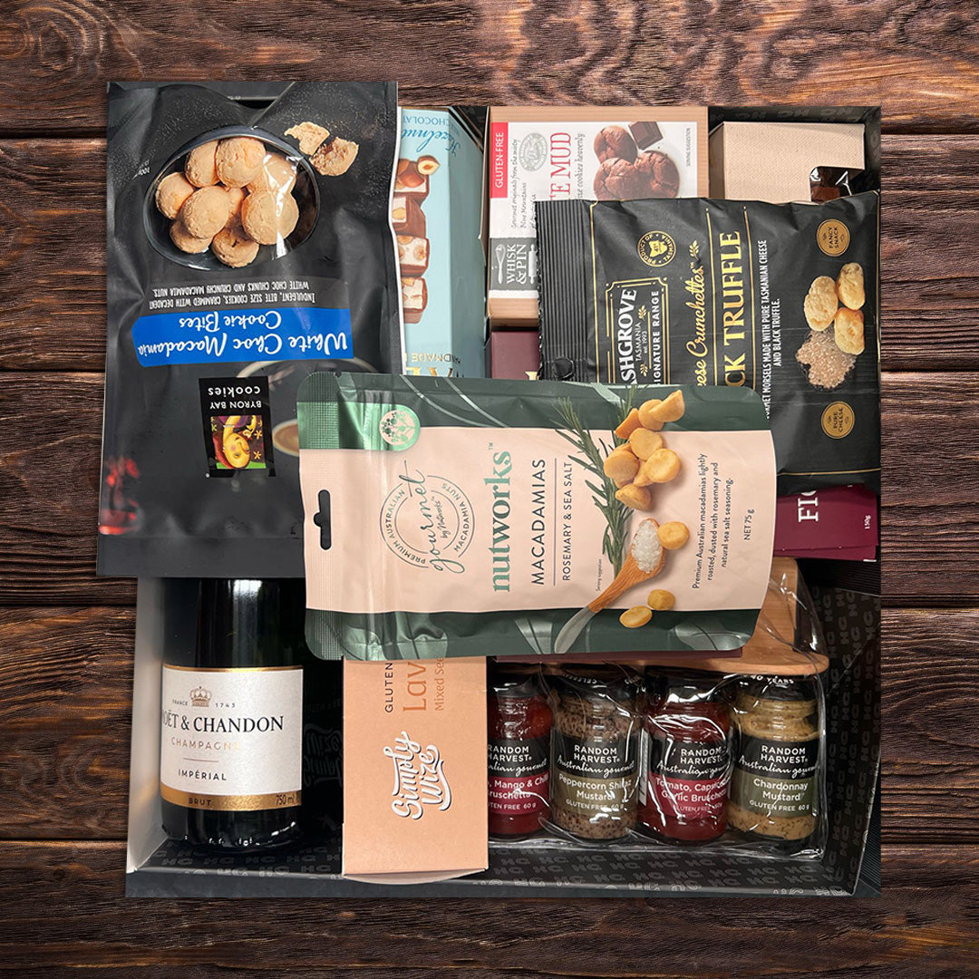 Moet Gourmet Gift Basket