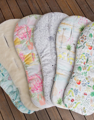 Wool Pram Liner Combo - Marmalade Lion