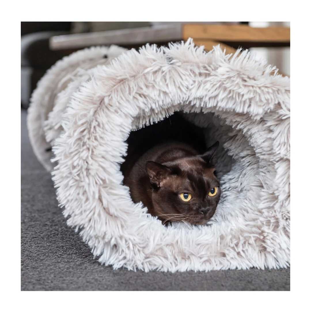 Superior Cat Tunnel Aspen Faux Fur