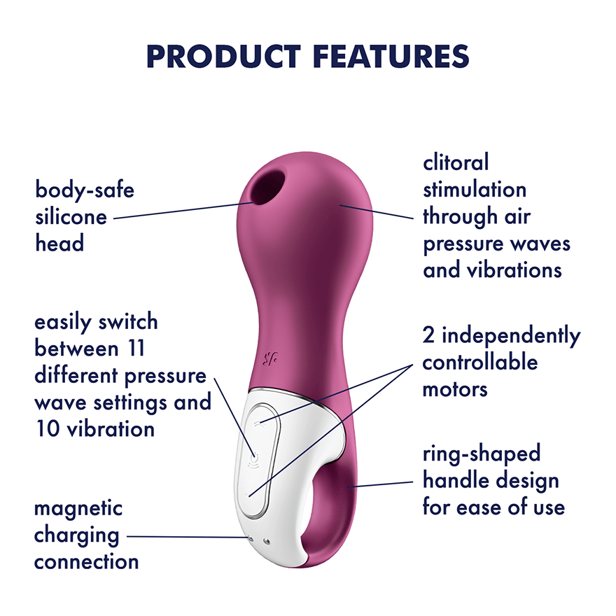 Satisfyer Lucky Libra Air Pulse Clitoral Suction Vibrator