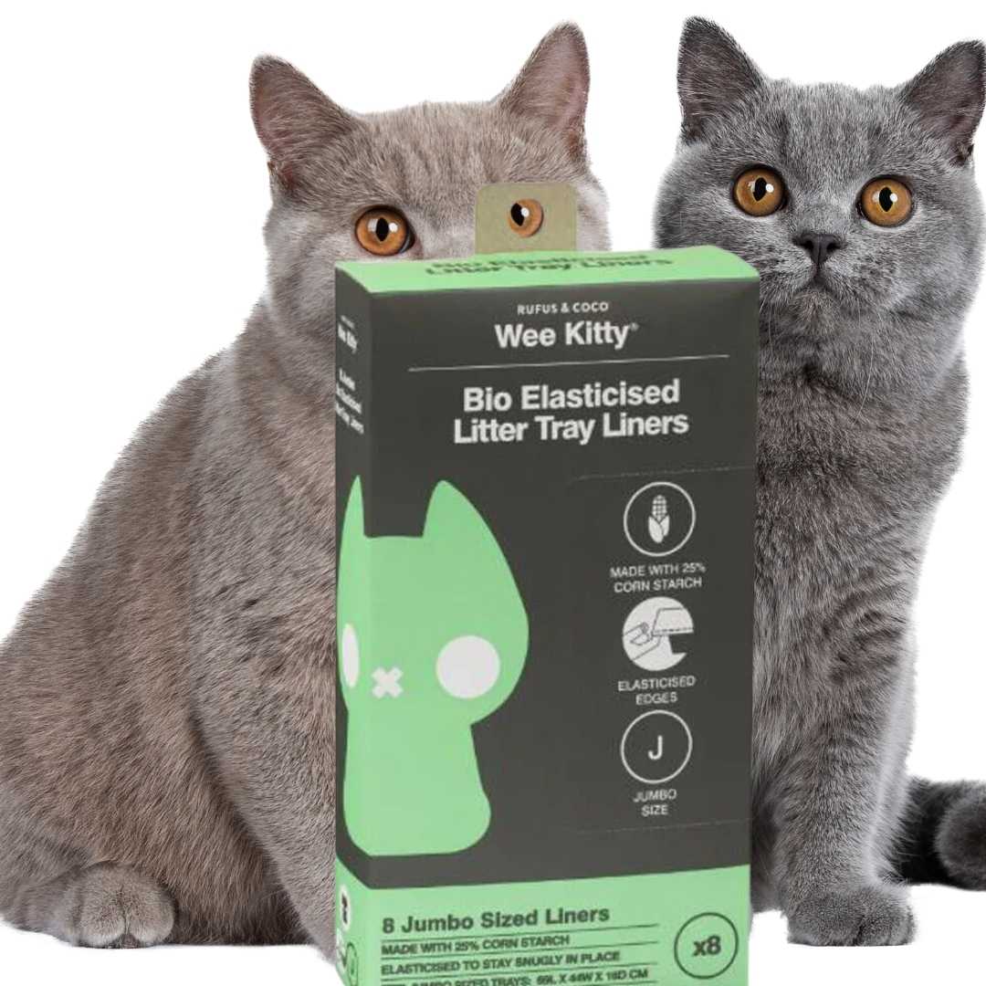 Wee Kitty Bio Elasticised Litter Tray Liners Jumbo 8pk