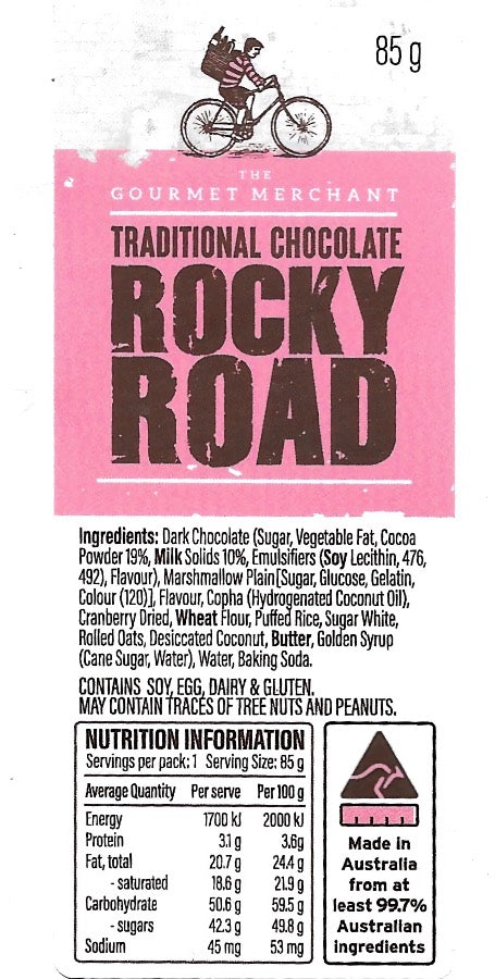 Traditional Australian Rocky Road