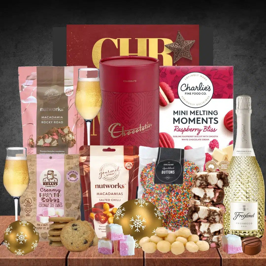 Gift Hampers Melbourne Melbourne Christmas Sparkling Wine Hamper