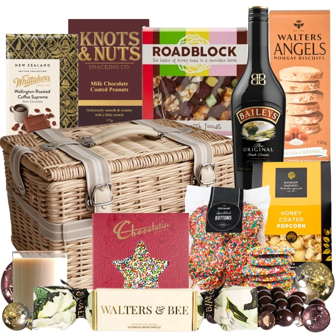 Gift Basket Australia Baileys & Sweet Indulgence Christmas Basket