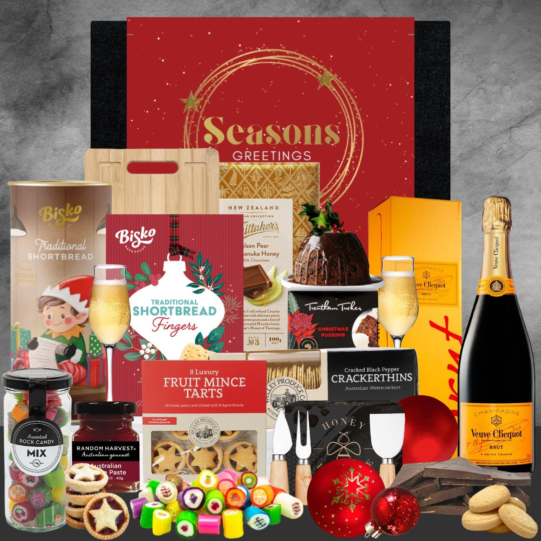 Tastebuds Christmas Hamper With Veuve Champagne