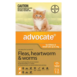 ADVOCATE CAT 0-4KG SMALL CATS & KITTENS