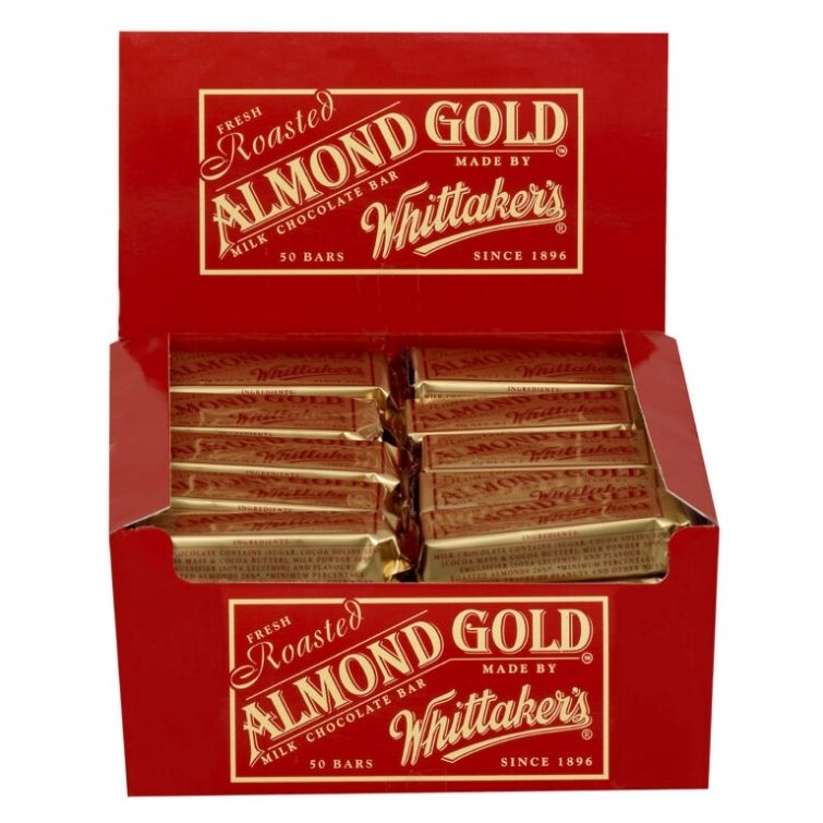 Whittakers Almond Gold Slab 45g
