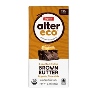 Alter Eco Organic Chocolate Deep Dark Salted