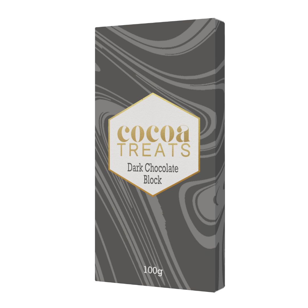 COCOA TREATS BELGIAN DARK CHOCOLATE 100G