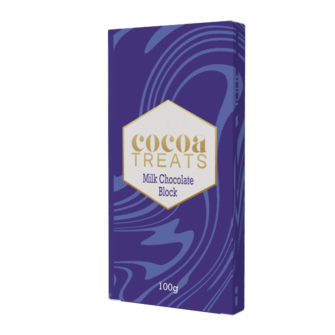 COCOA TREATS BELGIAN MILK CHOCOLATE 100G