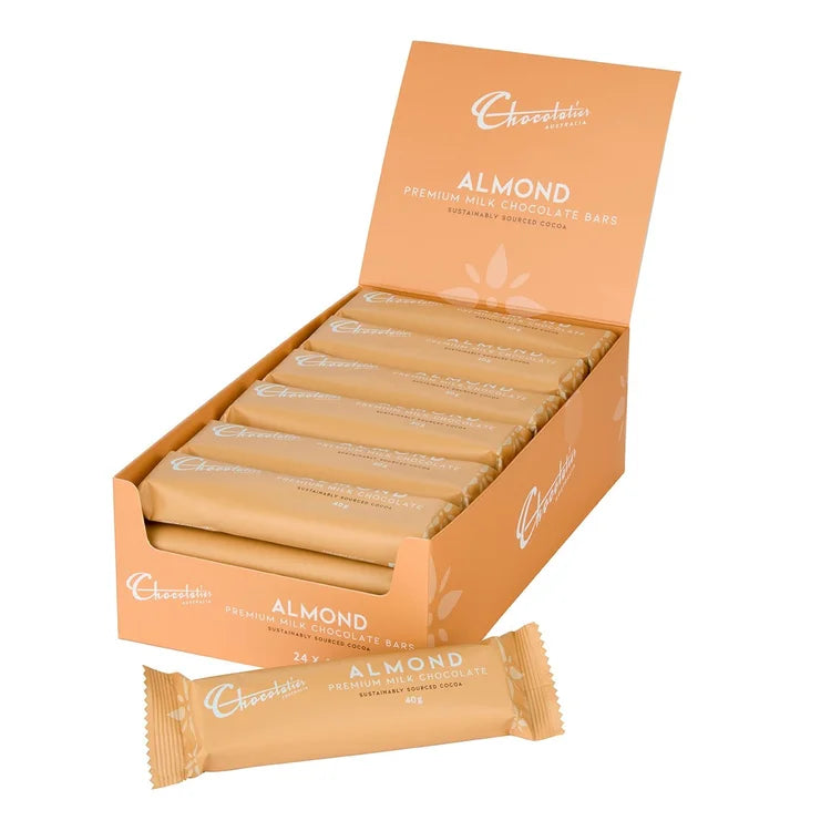 Chocolatier Almond Milk Chocolate Bar 40g