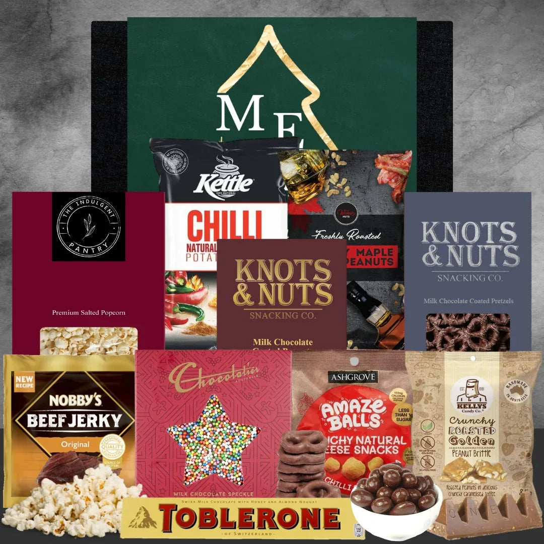 Tastebuds Christmas Snack Hamper For Him