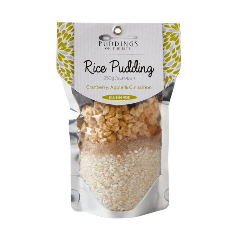 Cranberry, Apple and Cinnamon Rice Pudding Mix