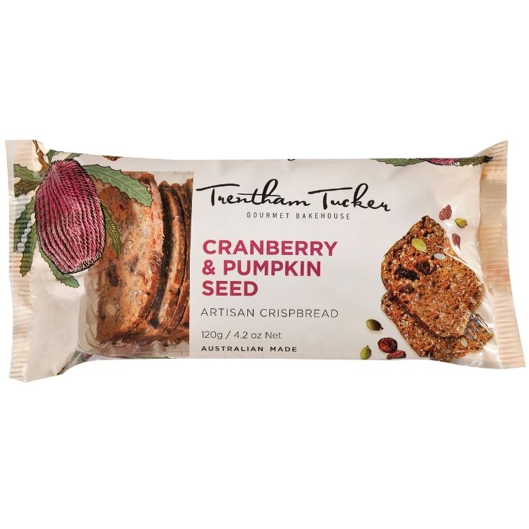 Trentham Tucker Cranberry & Pumpkin Seed Crispbread 120g