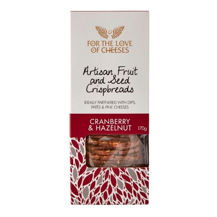 Cranberry and Hazelnut Fruit and Seed Crispbreads