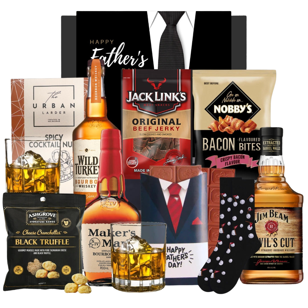 Dad You Rock Bourbon Hamper