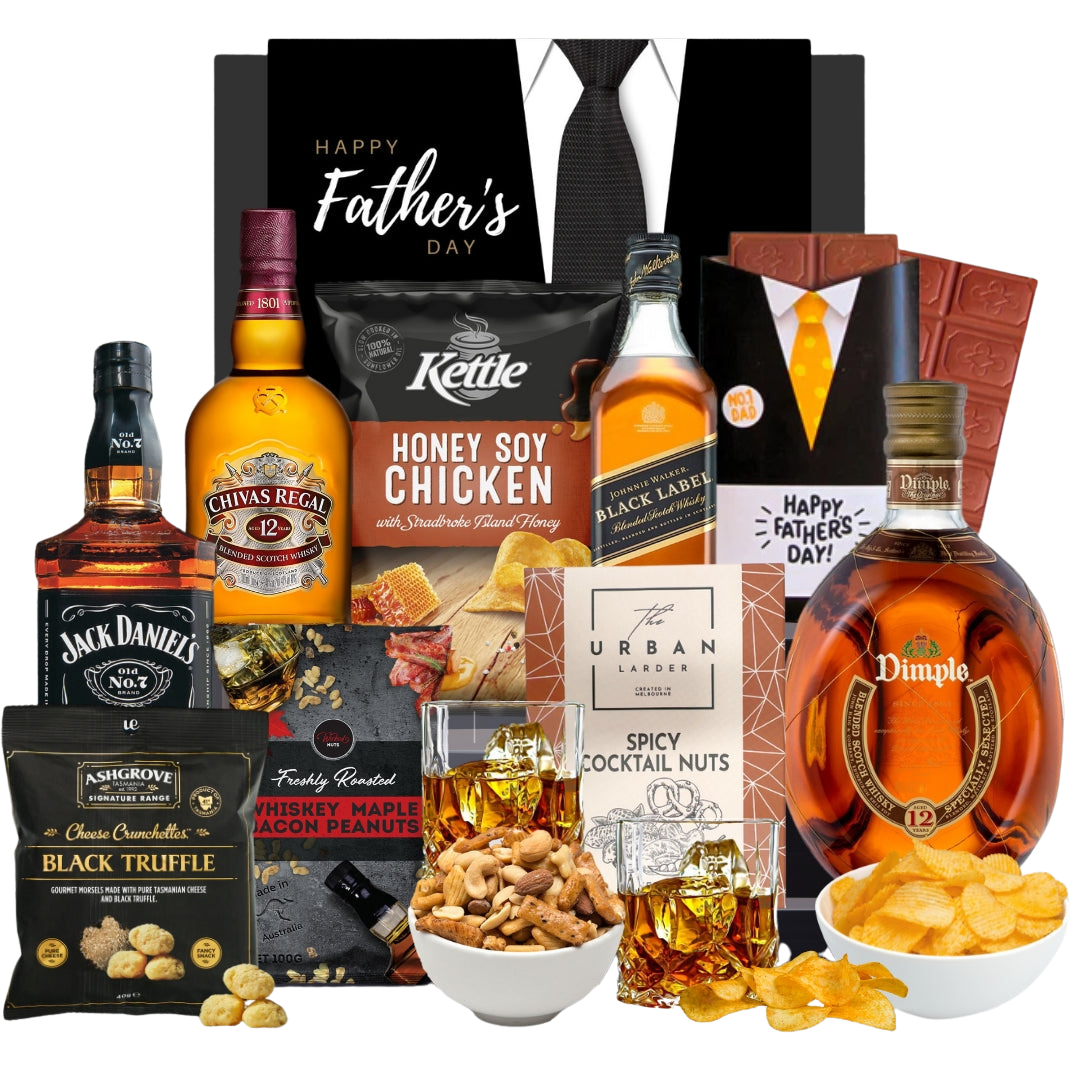 Dad's Whisky & Snack Hamper