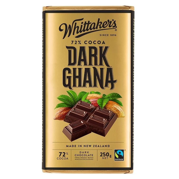 Whittakers Dark Ghana Block 250g