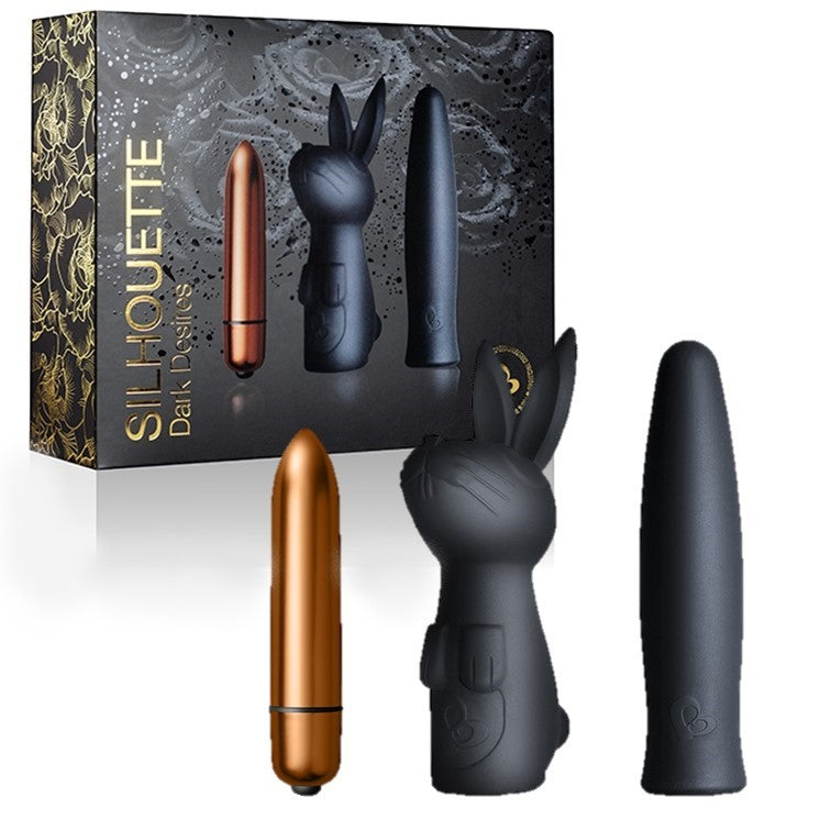 Rocks Off Silhouette Dark Desires Vibrator Set