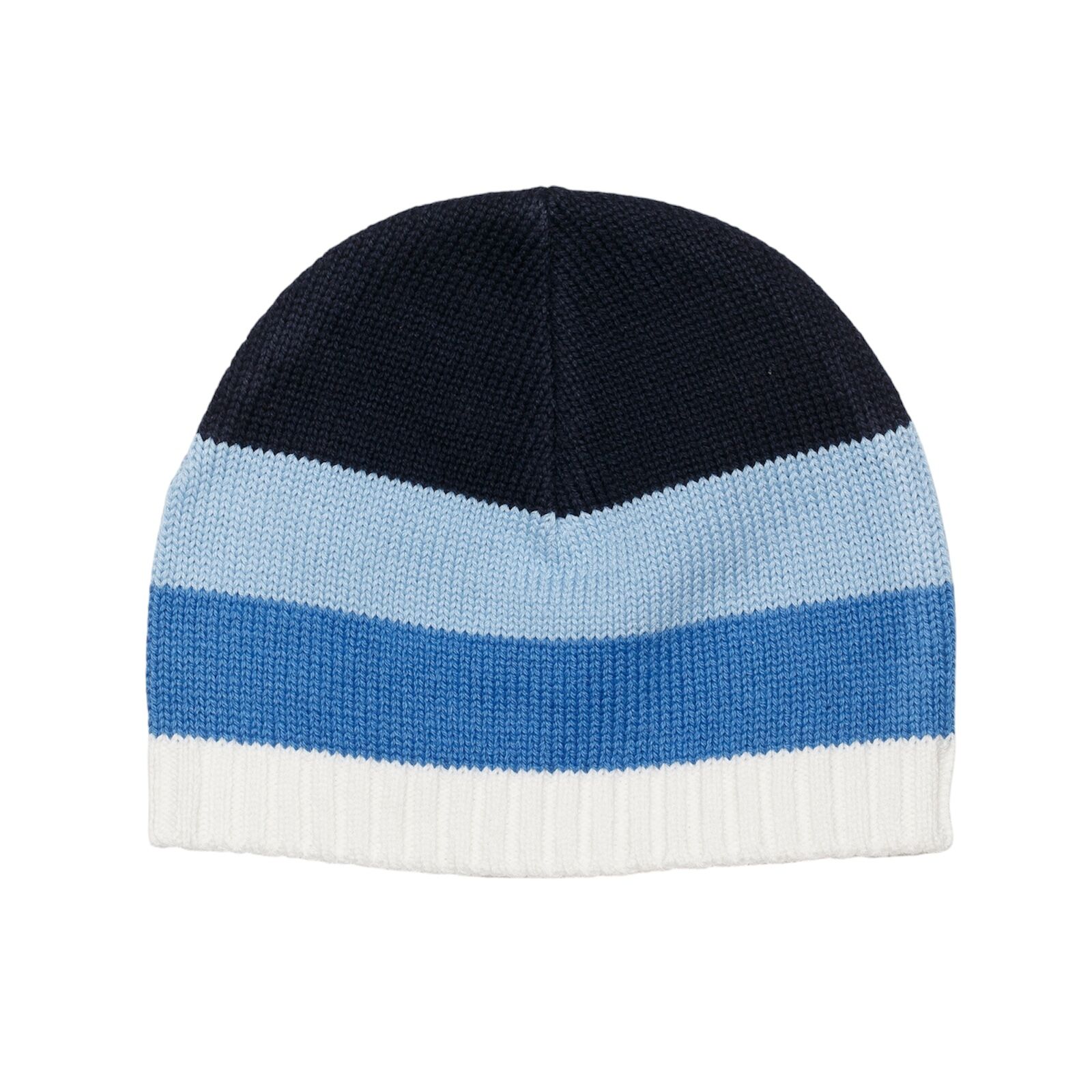 Emotion & Kids Blue Thick Stripe Knitted Hat
