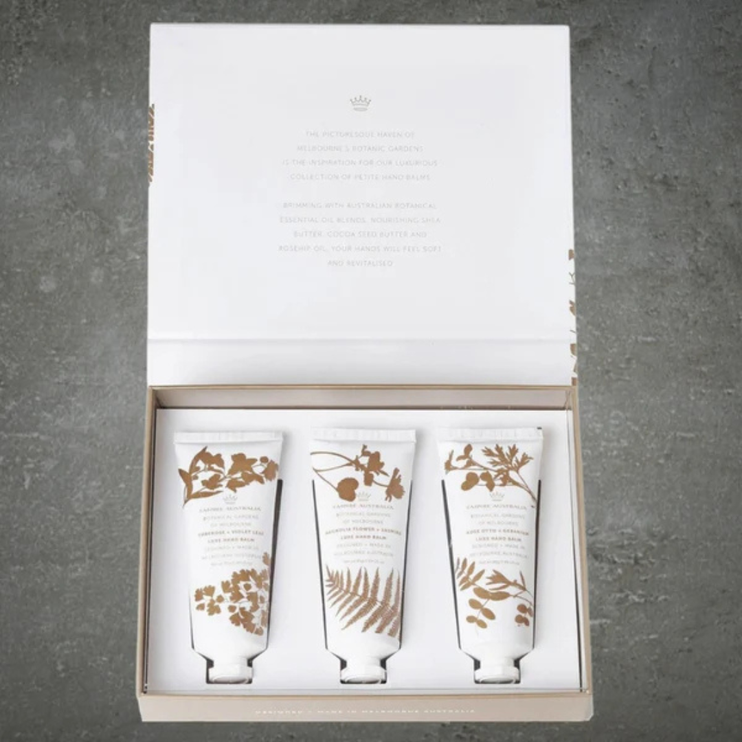 Empire Australia Botanical Gardens Luxe Hand Balm Trio