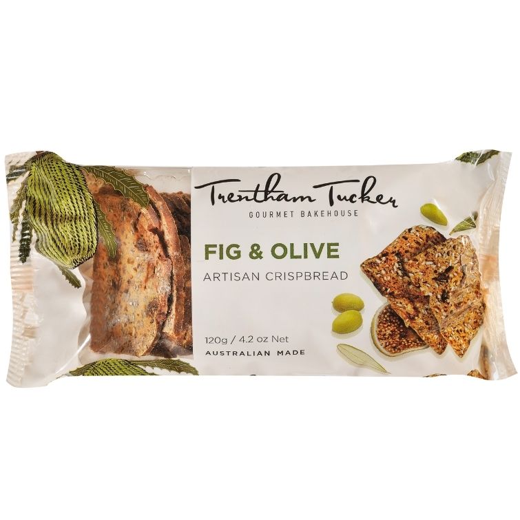 Trentham Tucker Fig & Olive Crispbread 120g