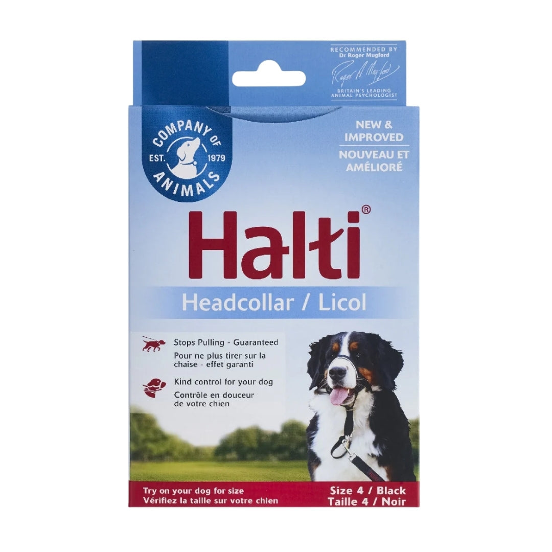 HALTI HEADCOLLAR BLACK SIZE 4