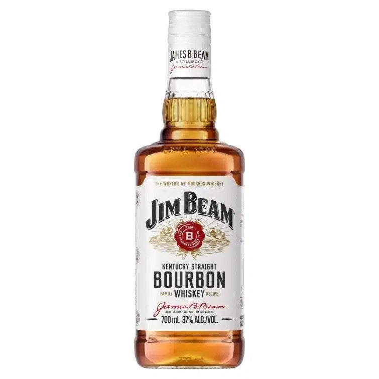 Jim Beam White Label Kentucky Straight Bourbon Whiskey 700ml