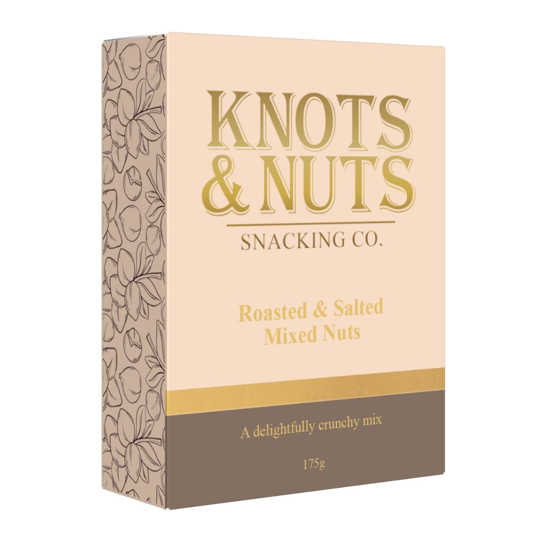 KNOTS & NUTS ROASTED & SALTED MIXED NUTS 150G