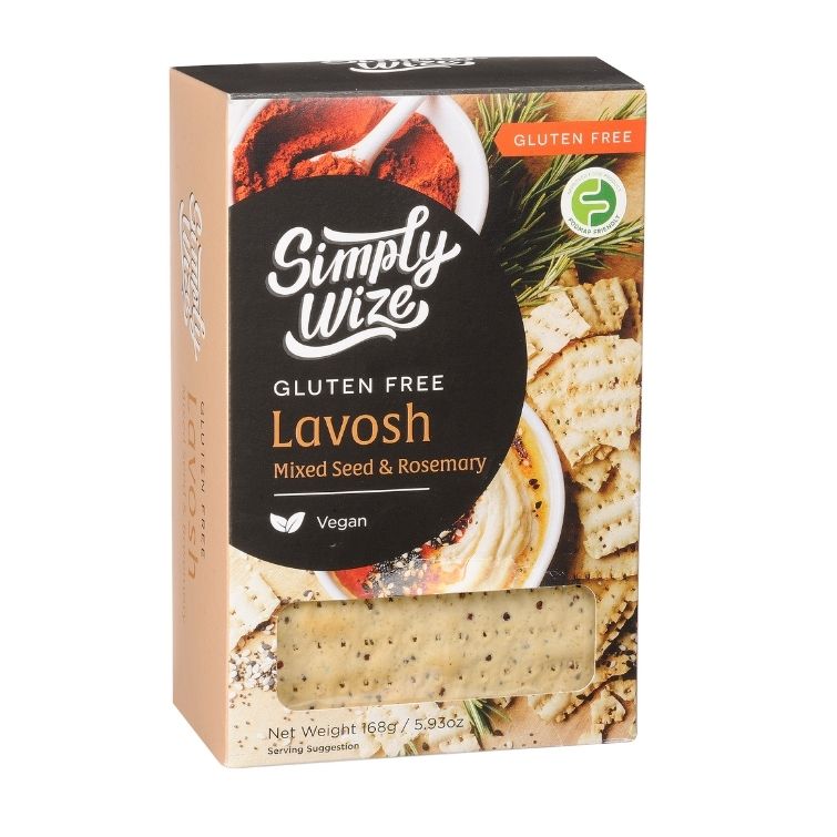 Simply Wize Lavosh Multi Seeds & Rosemary 168g