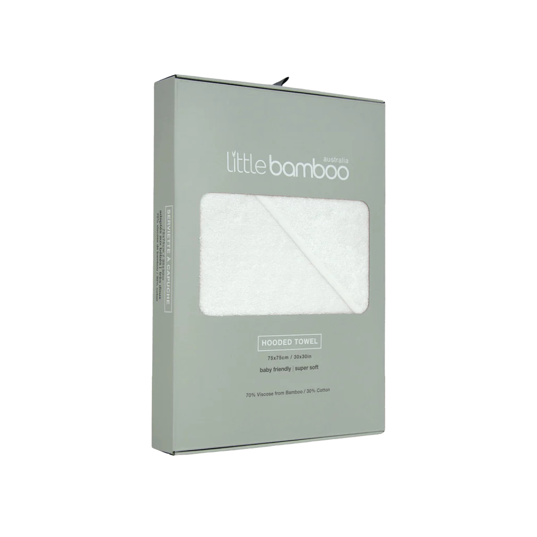 Little Bamboo Hooded Towel - Natural