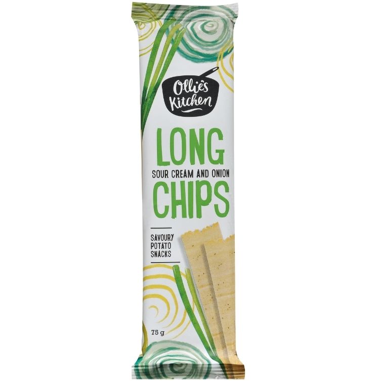 Ollies Kitchen Long Chips – Sour Cream 75g