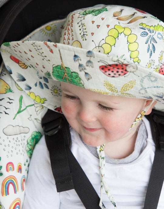 Universal Pram Liner Cover - Little Creatures