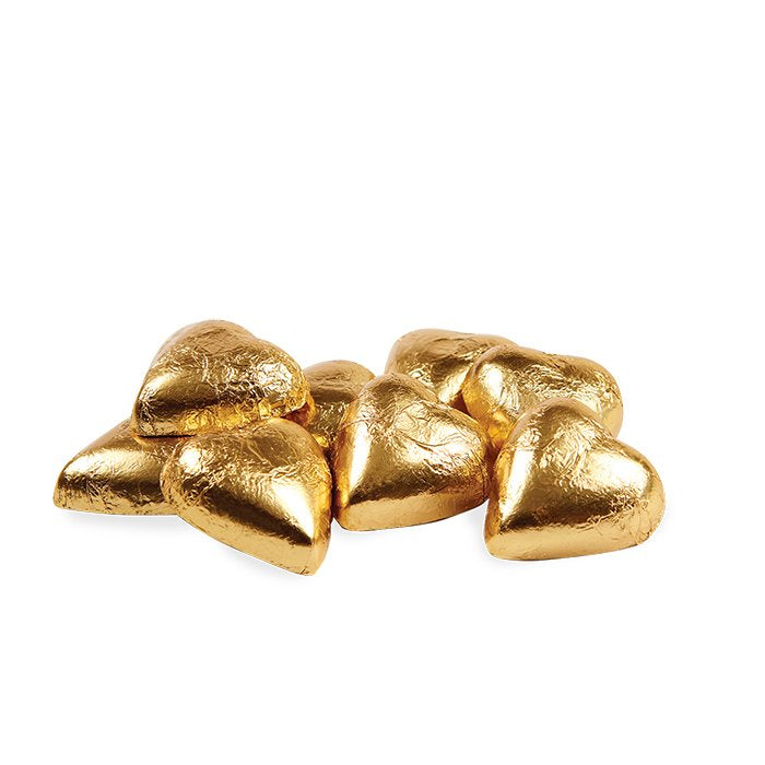 Chocolatier Milk Chocolate Hearts - Gold 5kg