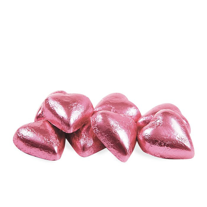 Chocolatier Milk Chocolate Hearts - Pink 5kg