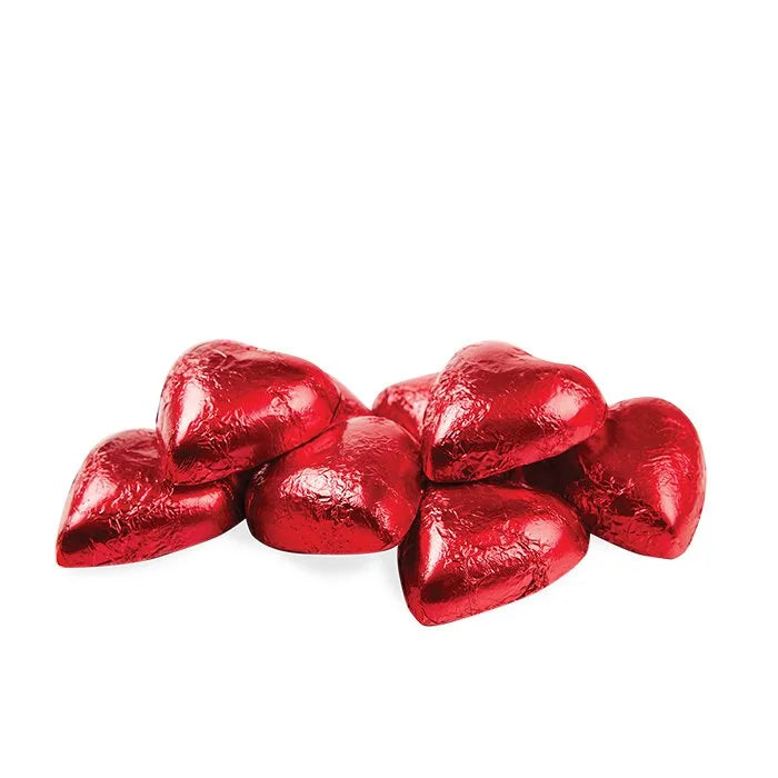 Chocolatier Milk Chocolate Hearts - Red 5kg