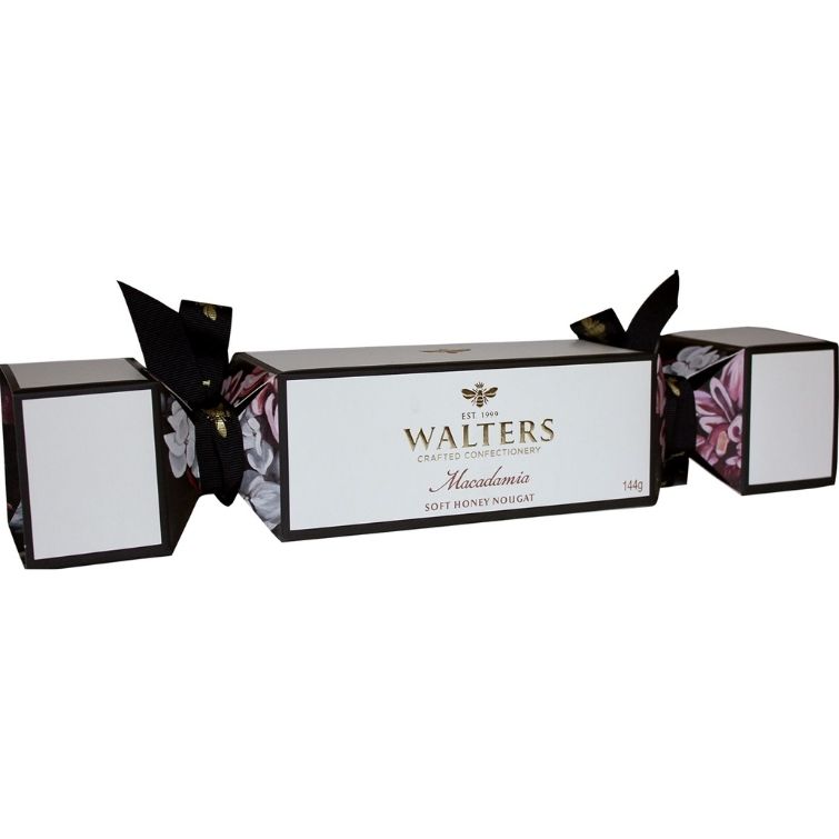 Walters Macadamia Nougat Christmas Cracker 144g