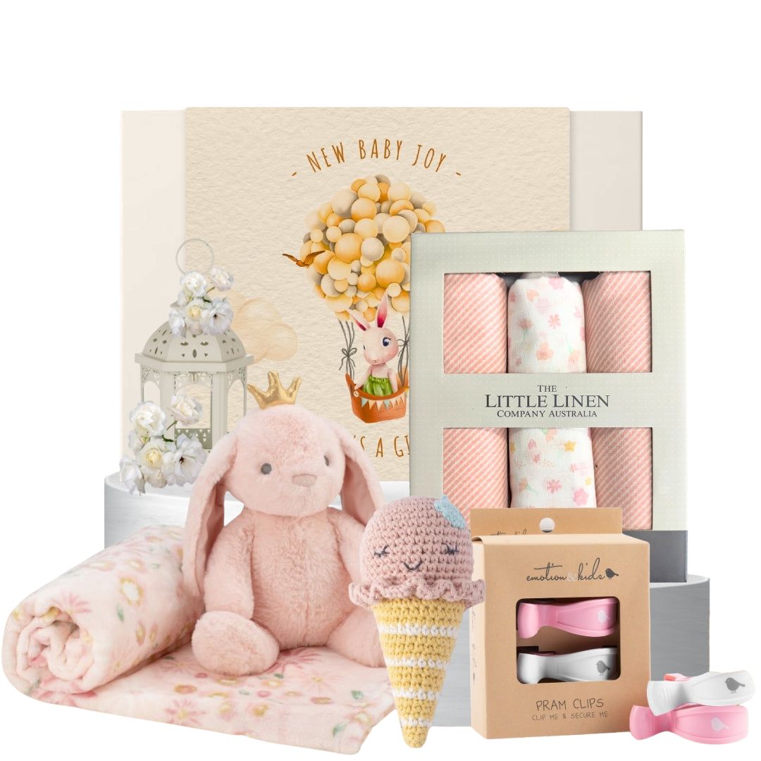 Newborn Baby Girl Playtime Hamper