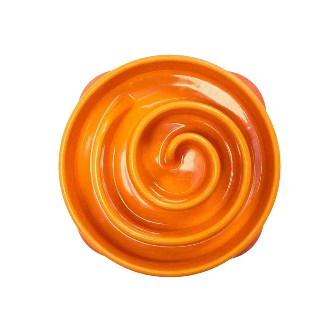 OUTWARD HOUND FUN FEEDER MINI ORANGE