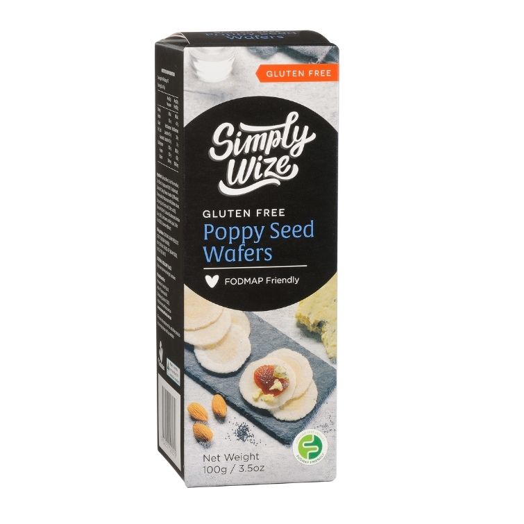 Simply Wize Poppy Seed Wafers 100g