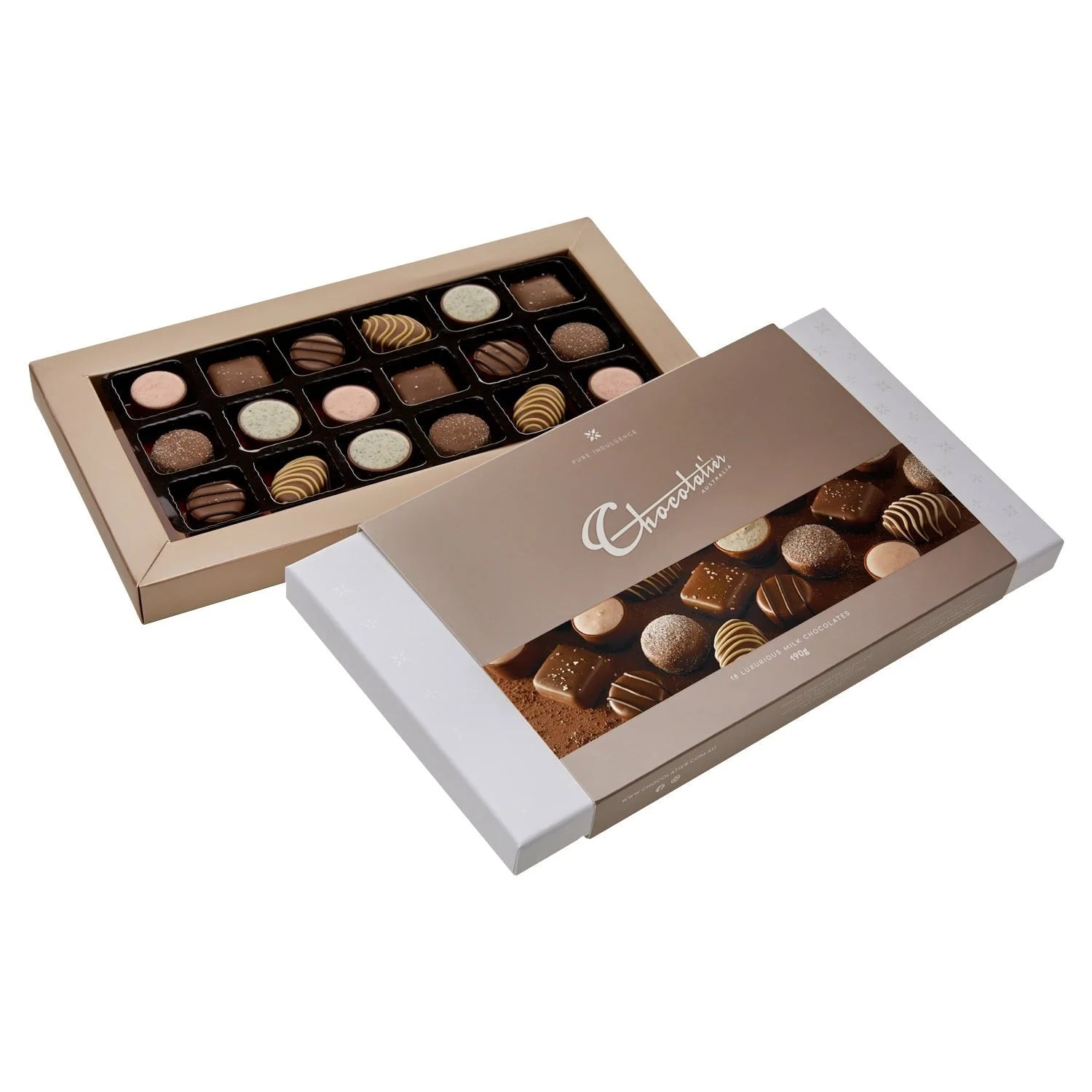 Chocolatier Pure Indulgence Milk Chocolates 190g