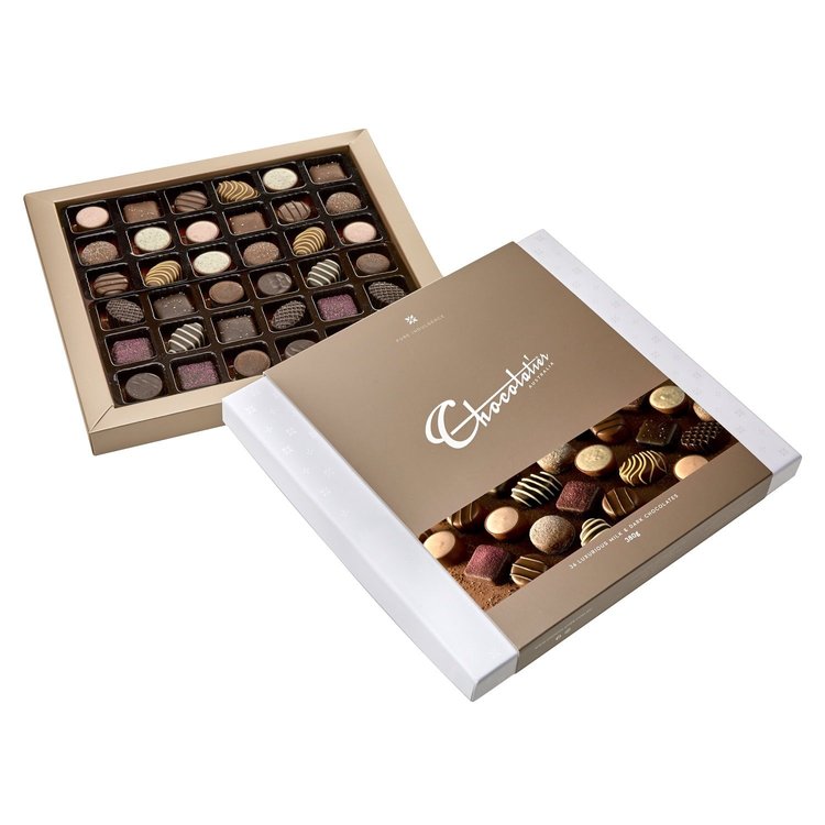 Chocolatier Pure Indulgence Milk & Dark Chocolates 380g