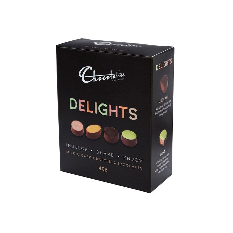 Chocolatier 40g Delights Milk & Dark Crafted Chocolates