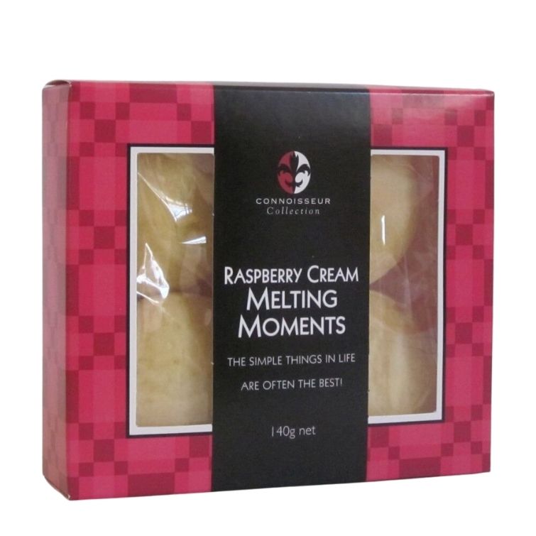 Raspberry Cream Melting Moments Biscuits