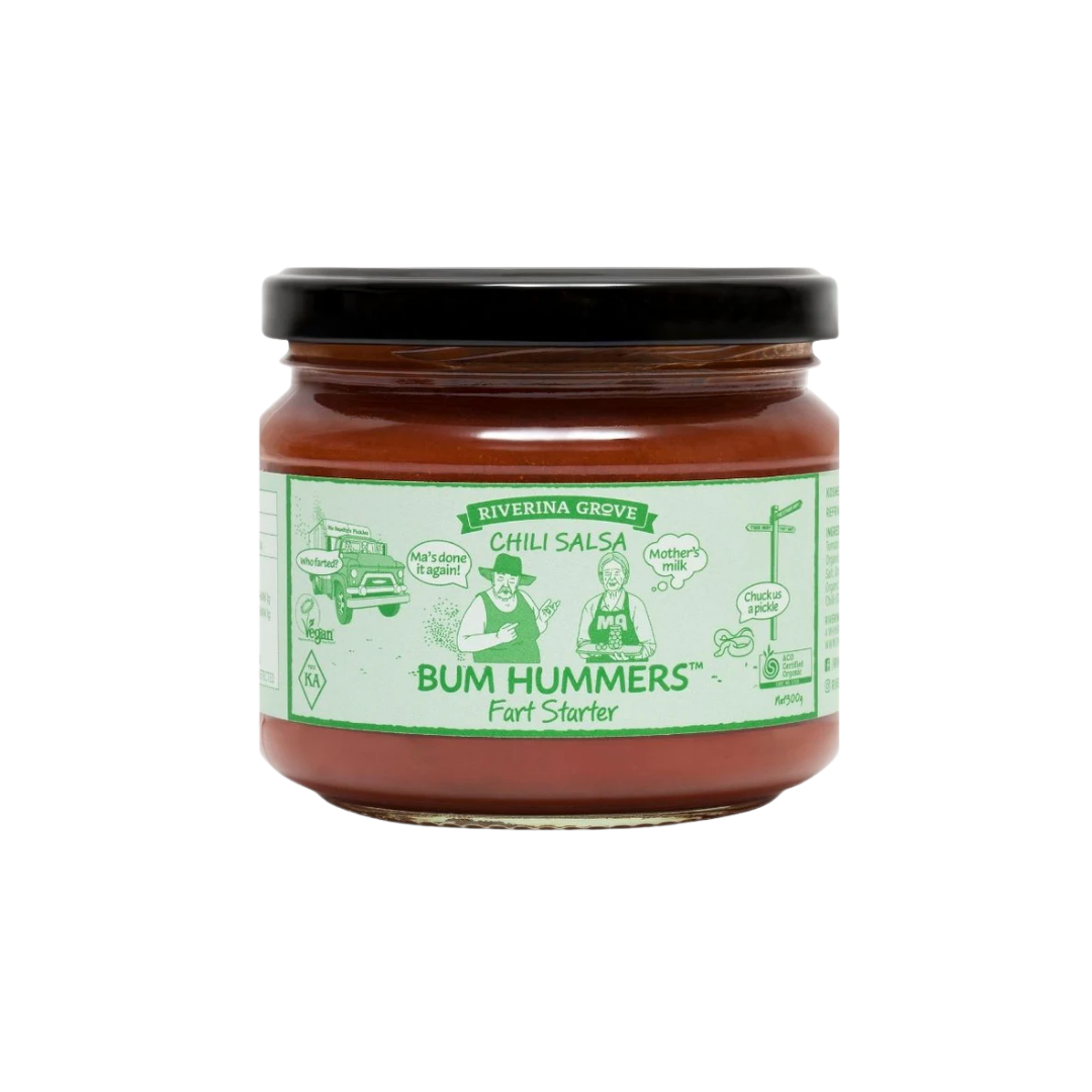 Riverina Grove Bum Hummers Organic Chilli Salsa 300g