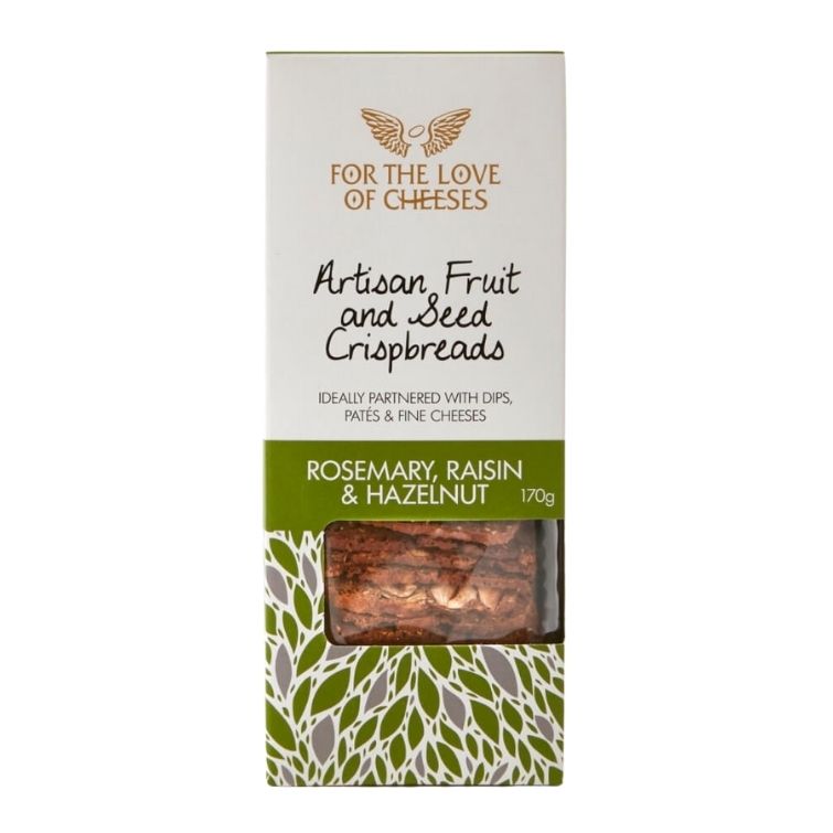 Rosemary, Raisin and Hazelnut Fruit and Seed Crispbreads
